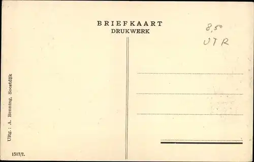 Ak Den Dolder Utrecht Niederlande, Doldersche Weg