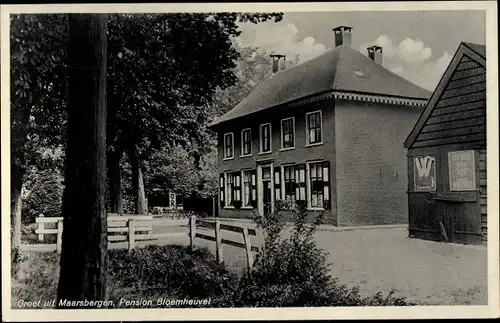 Ak Maarsbergen Utrecht Niederlande, Pension Bloemheuvel