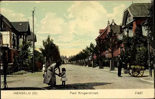 Ak Hengelo Overijssel Niederlande, Paul Krugerstraat