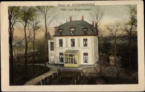 Ak Steenbergen Nordbrabant Niederlande, ehemaliger Bürgermeister von Villa