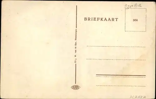 Ak Steenbergen Nordbrabant Niederlande, ehemaliger Bürgermeister von Villa