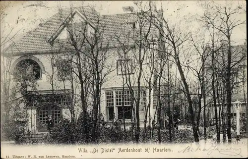 Ak Aerdenhout Nordholland Niederlande, Villa De Distel