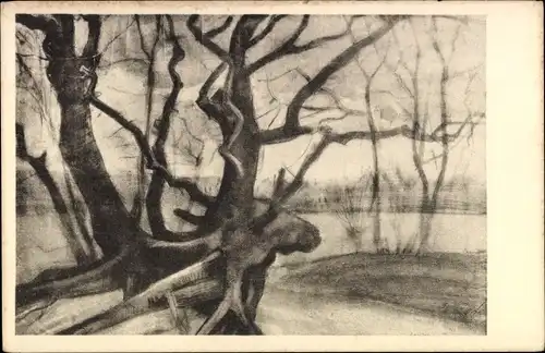 Künstler Ak Van Gogh, Vincent, Baumstudie