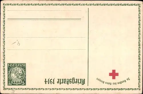 Ganzsachen Künstler Ak Firle, Walther, König Ludwig III von Bayern, Viel Feind, viel Ehr