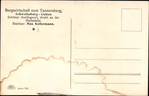 Ak Alle Neune, Männer auf der Kegelbahn, Bergwirtschaft zum Tannersberg, Schweinsburg Culten