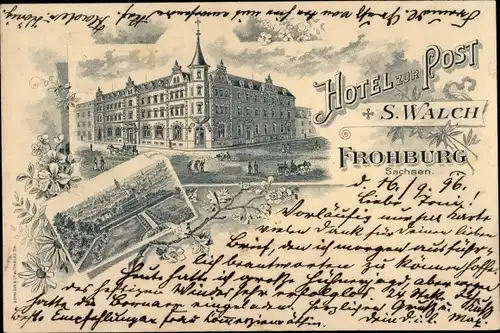 Litho Frohburg in Sachsen, Hotel zur Post