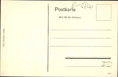 Ak Gotha in Thüringen, 10. Boxbergturnfest der Realschule, Sedan 1909