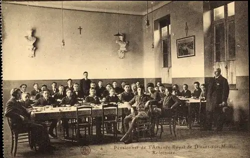 Ak Dinant Wallonien Namur, Pensionnat de l'Athenee Royal, Refectoire
