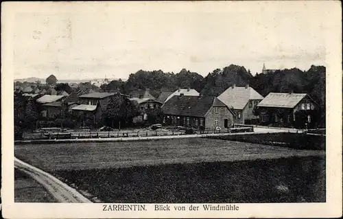 Ak Zarrentin am Schaalsee, Blick von der Windmühle