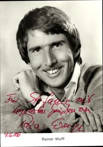 Ak Schauspieler Rainer Wulff, Portrait, Autogramm