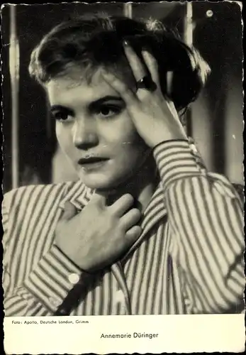 Ak Schauspielerin Annemarie Düringer, Portrait