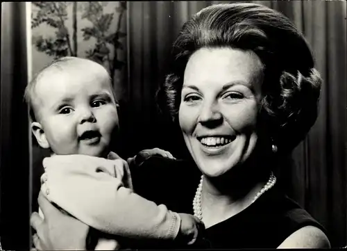 Ak Prinzessin Beatrix der Niederlande, Prinz Willem Alexander, 1968