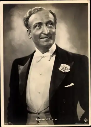 Ak Schauspieler Hans Albers, Portrait