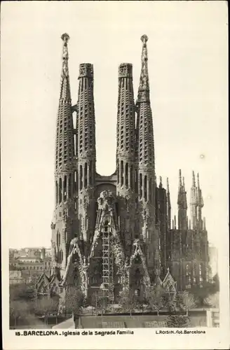 AK Barcelona Katalonien Spanien, Kirche Sagrada Familia