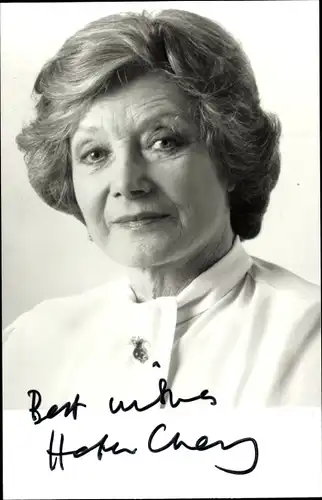 Ak Schauspielerin Helen Cherry, Portrait, Autogramm