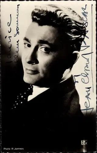 Ak Schauspieler und Sänger Jean-Claude Pascal, Portrait, Autogramm