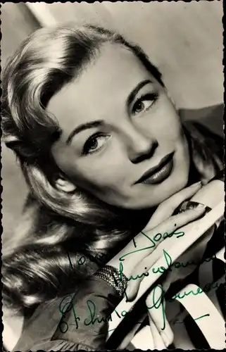 Ak Schauspielerin Etchika Choureau, Portrait, Autogramm