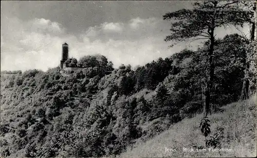 Ak Jena in Thüringen, Fuchsturm, Panorama