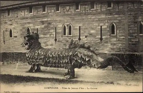 Ak Compiègne Oise, Feste zu Ehren von Jeanne d'Arc, La Guivre