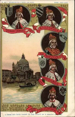 Litho Venezia Venedig Veneto, Chiesa, Ed I Suoi 120 Dogi