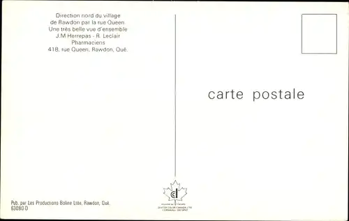 Ak Quebec Kanada, Straßenansicht