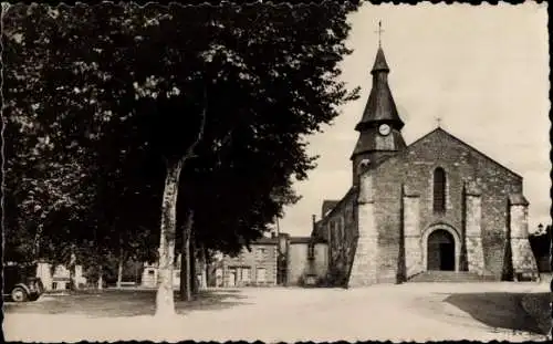 Ak Néris les Bains Allier, galloromanische Kirche
