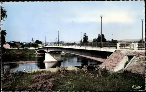 Ak Saint Yorre Allier, Neue Brücke