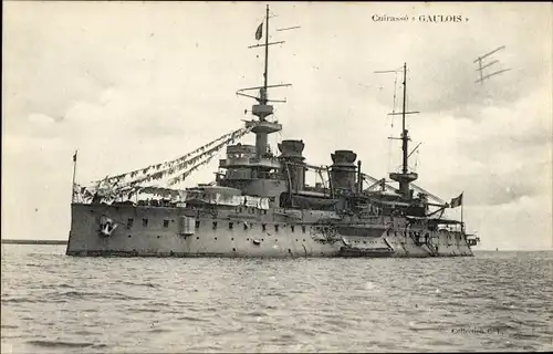 Ak Französisches Kriegsschiff Gaulois, Französische Marine