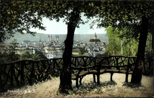 Ak Naumburg an der Saale, Panoramablick auf die Stadt, Aussicht