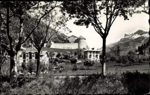 Ak Colmars les Alpes Alpes de Haute Provence, Hostellerie Vauban, Fort de Savoie