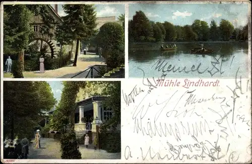 Ak Lindhardt Naunhof im Kreis Leipzig, Mühle Lindhardt