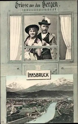 Ak Innsbruck in Tirol, Gesamtansicht
