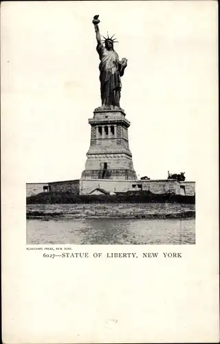 Ak New York City USA, Freiheitsstatue