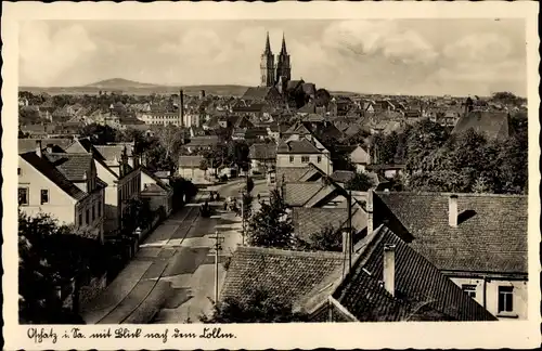 Ak Oschatz in Sachsen, Panorama, Kirche, Collmberg