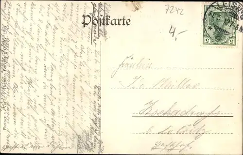 Ak Colditz in Sachsen, Teilansicht, Schloss