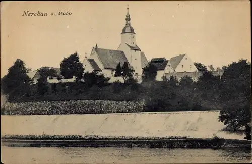 Ak Nerchau Grimma in Sachsen, Mulde, Kirche