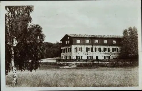 Ak Großsteinberg Grethen Parthenstein in Sachsen, Leipziger Naturfreundehaus