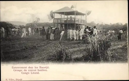 Ak Demokratische Republik Kongo Zaire, Beerdigung des Bacotje, Beerdigungskonvoi-Gruppe