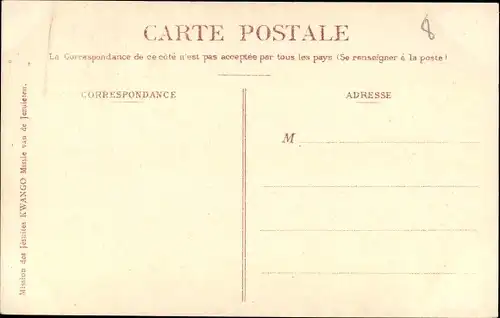 Ak Niemfu DR Kongo Zaire, Afrikaner, Missionare, Palmen