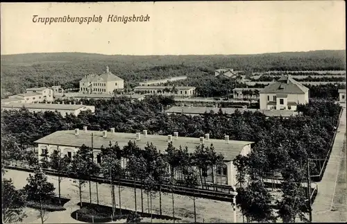 Ak Königsbrück in der Oberlausitz, Truppenübungsplatz