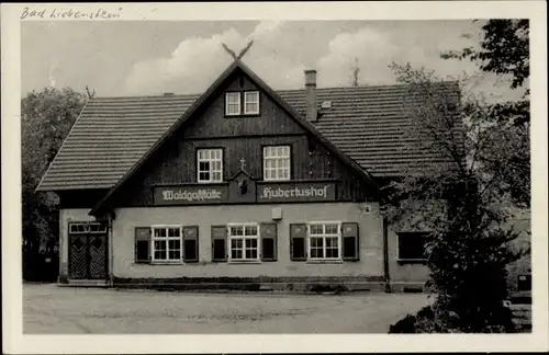 Ak Bad Liebenstein im Thüringer Wald, Waldgaststätte Hubertushof, Außenansicht