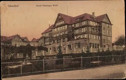 Ak Oberhof im Thüringer Wald, Hotel Thüringer Wald