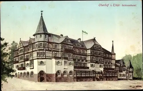 Ak Oberhof im Thüringer Wald, Schlosshotel