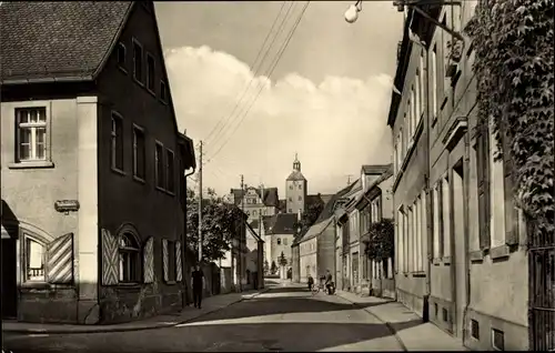 Ak Pretzsch Bad Schmiedeberg an der Elbe, Elbstraße, Thälmannstraße