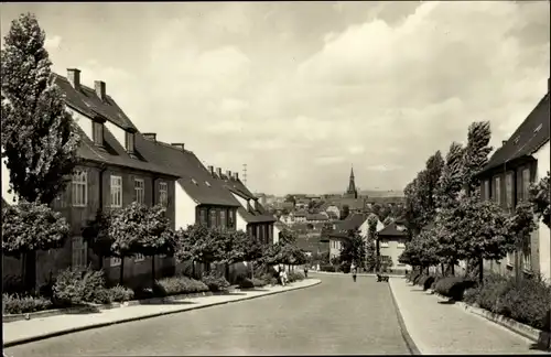 Ak Lutherstadt Eisleben in Sachsen Anhalt, Fritz Wenck Straße