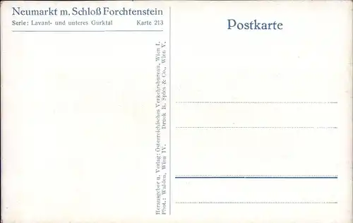 Ak Neumarkt in der Steiermark, Schloss Forchtenstein