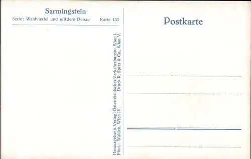 Ak Sarmingstein St. Nikola Oberösterreich, Ufer der Donau