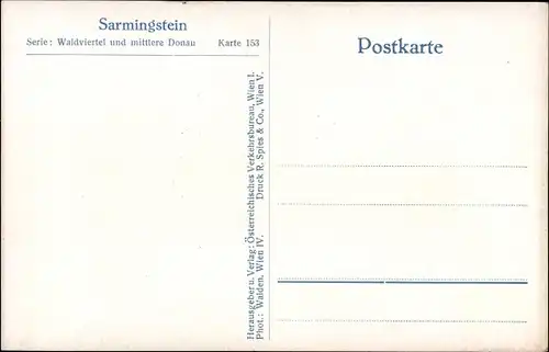 Ak Sarmingstein St. Nikola Oberösterreich, Ufer der Donau