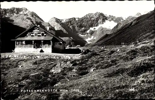 Ak Sellrain in Tirol, Potsdamer Hütte