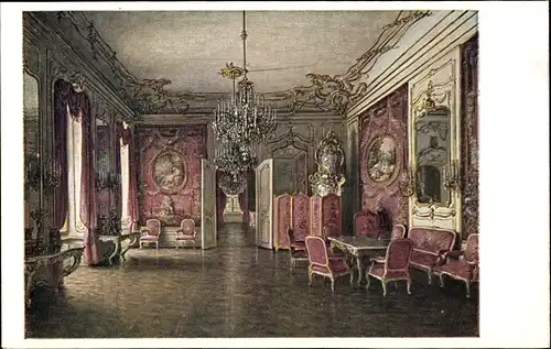 Ak Wien 1 Innere Stadt, Hofburg, Alexander-Appartement, Rosa Salon